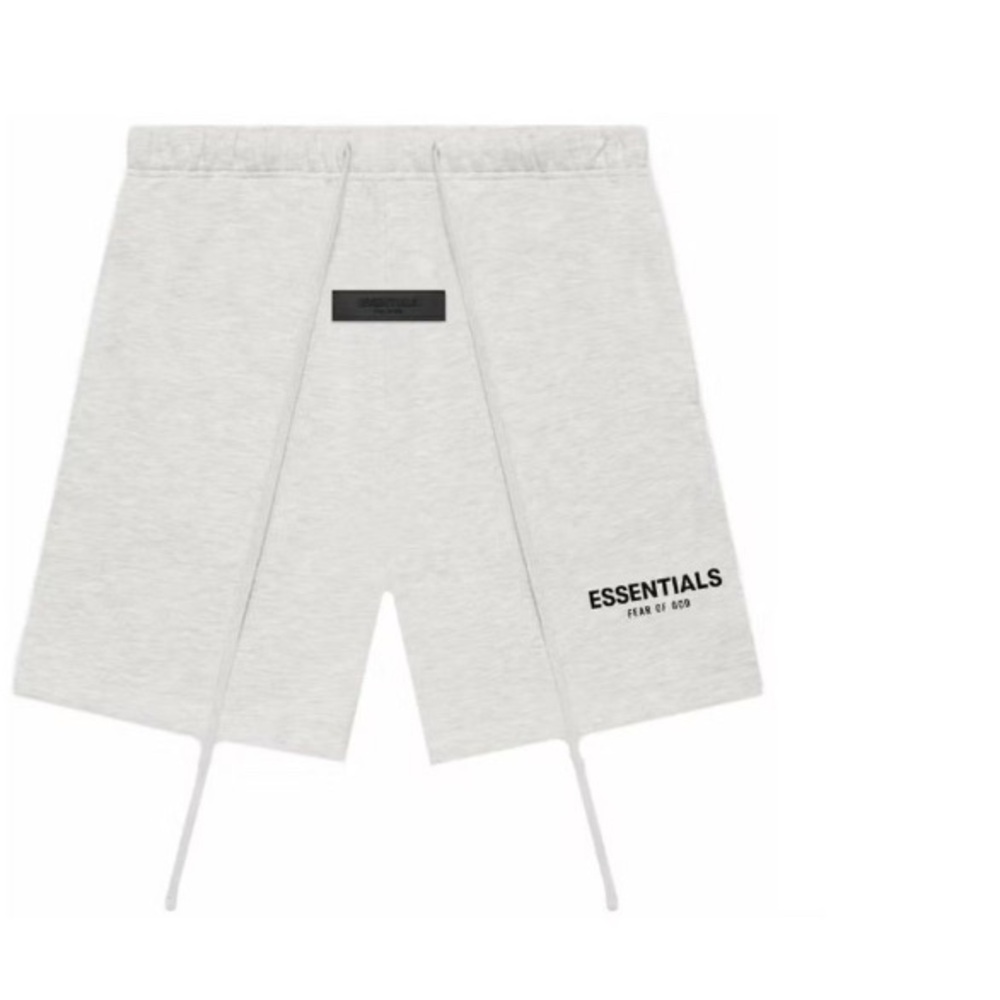 Essentials Light Gray Athletic Shorts